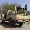 Binh sỹ thuộc các lực lượng ủng hộ Chính phủ Yemen gác tại khu vực Hodeidah ngày 15/11/2018. (Ảnh: THX/TTXVN)