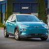 Xe đa dụng cỡ nhỏ (CUV) chạy hoàn toàn bằng điện Kona Electric của Hyundai. (Nguồn: cleantechnica.com)