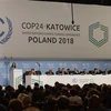 Toàn cảnh Hội nghị của Liên hợp quốc về biến đổi khí hậu lần thứ 24 (COP 24) tại Katowice (Ba Lan) ngày 3/12/2018. (Ảnh: THX/TTXVN)