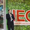 Tiến sỹ Đỗ Mạnh Cường, Thường trực Hội đồng Giáo dục Tập đoàn Nguyễn Hoàng hệ sinh thái giáo dục tại IEC Quảng Ngãi. (Nguồn: Vietnam+)