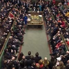 Thủ tướng Anh Theresa May phát biểu tại thủ đô London ngày 16/1/2019. (Ảnh: THX/TTXVN)