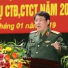 Thượng tướng Lương Cường, Bí thư Trung ương Đảng, Chủ nhiệm Tổng cục Chính trị Quân đội nhân dân Việt Nam. 