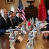 Đoàn đàm phán của Mỹ và Trung Quốc. (Nguồn: Reuters)
