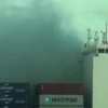 Tàu APL Vancouver (quốc tịch Singapore) bị cháy. (Nguồn:Maritime-executive)
