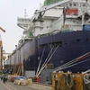 Cơ sở của Daewoo Shipbuilding & Marine Engineering Co. ở Hàn Quốc. (Nguồn: AP)