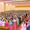 Múa hát tập thể kỷ niệm ngày sinh cố lãnh tụ Triều Tiên Kim Jong-il