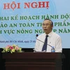 Ông Phùng Đức Tiến, Thứ trưởng Bộ Nông nghiệp và Phát triển nông thôn phát biểu chỉ đạo tại hội nghị. (Ảnh: Xuân Anh/TTXVN)