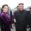Chủ tịch Quốc hội Nguyễn Thị Kim Ngân hội kiến Chủ tịch Triều Tiên Kim Jong-un. (Ảnh: Trọng Đức/TTXVN)