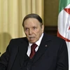 Tổng thống Algeria Abdelaziz Bouteflika phát biểu tại Zeralda. (Ảnh: AFP/TTXVN)