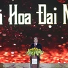 Chủ tịch Ủy ban Nhân dân tỉnh Đắk Lắk Phạm Ngọc Nghị phát biểu khai mạc buổi lễ. (Ảnh: Trọng Đạt/TTXVN)