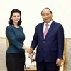 Thủ tướng Nguyễn Xuân Phúc tiếp bà Marinela Petkova, Đại sứ Bulgaria tại Việt Nam. (Ảnh: Thống Nhất/TTXVN)