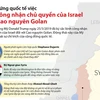 Phản ứng việc Mỹ công nhận chủ quyền của Israel với Cao nguyên Golan.