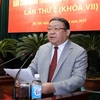 Chủ tịch Ban Chấp hành Trung ương Hội Nông dân Việt Nam Thào Xuân Sùng phát biểu. (Ảnh: Vũ Sinh/TTXVN)