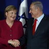 Thủ tướng Đức Angela Merkel (trái) và Thủ tướng Israel Benjamin Netanyahu. (Nguồn: The Times of Israel)