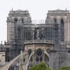 Nhà thờ Đức Bà ở Paris bị phá hủy một phần sau vụ hỏa hoạn ngày 16/4/2019. (Ảnh: THX/TTXVN)