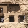 Các nhà khảo cổ Ai Cập thông báo phát hiện một khu mộ cắt đá lớn tại khu vực Draa Abul Naga. (Nguồn: Egypttoday)