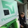 Chi nhánh ngân hàng PrivatBank ở Kiev. (Nguồn: Kyivpost)