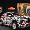 Mẫu xe Mitsubishi Xpander được giới thiệu tại triển lãm. (Nguồn: The Jakarta Post)