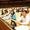 Đoàn Đại biểu Quốc hội tỉnh Bắc Ninh tại phiên họp. (Ảnh: Phương Hoa/TTXVN)