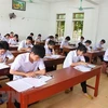 Thí sinh thi tại một điểm thi Trung học phổ thông Quốc gia năm 2018. (Ảnh: Hải Yến/TTXVN)