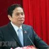Ông Phạm Minh Chính, Ủy viên Bộ Chính trị, Bí thư Trung ương Đảng, Trưởng ban Tổ chức Trung ương. (Nguồn: TTXVN)