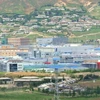 Khu công nghiệp liên Triều Kaesong nhìn từ phía Hàn Quốc. (Nguồn: AFP/TTXVN)
