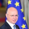 Ông Pavel Filip, khi giữ chức Thủ tướng Moldova, tới dự cuộc họp ở Brussels, Bỉ, ngày 24/11/2017. (Ảnh: AFP/TTXVN)