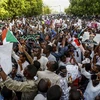 Người biểu tình tập trung tại Khartoum, Sudan, ngày 31/5/2019. (Ảnh: AFP/TTXVN)