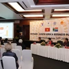 Hội thảo 'Kết nối doanh nghiệp Việt Nam-Nam Phi' được tổ chức tại Johannesburg ngày 24/6 thu hút sự tham gia của hơn 100 doanh nghiệp Nam Phi. (Ảnh: Phi Hùng/TTXVN)