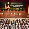 Toàn cảnh kỳ họp Hội đồng Nhân dân Thành phố Hồ Chí Minh khóa IX. (Ảnh: Thành Chung/TTXVN)
