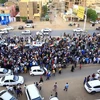 Người biểu tình tập trung tại Khartoum, Sudan, ngày 13/7/2019. (Ảnh: THX/TTXVN)