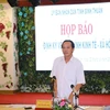 Ông Nguyễn Đức Hòa, Phó Chủ tịch Ủy ban Nhân dân tỉnh Bình Thuận phát biểu. (Ảnh: Hồng Hiếu/TTXVN)