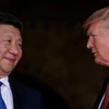 Tổng thống Mỹ Donald Trump (phải) và Chủ tịch Trung Quốc Tập Cận Bình. (Nguồn: Reuters)