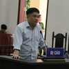 Bị cáo Nguyễn Tiến Lãm tại tòa. (Ảnh: Sỹ Tuyên/TTXVN)