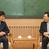 Phó Thủ tướng, Bộ trưởng Bộ Ngoại giao Phạm Bình Minh tiếp Thống đốc tỉnh Gunma Yamamoto Ichita. (Ảnh: TTXVN)