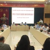 Toàn cảnh buổi họp tiếp xúc cử tri quận Hoàn Kiếm. (Ảnh: Nguyễn Thắng/TTXVN)