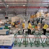 Nhà máy sản xuất tã lót giấy và băng vệ sinh của Tập đoàn Thái Bình tại Đặc khu phát triển Mariel. (Ảnh: Vũ Lê Hà/TTXVN)