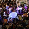 Tuần hành vì môi trường tại thủ đô Madrid, Tây Ban Nha ngày 6/12/2019. (Ảnh: AFP/TTXVN)