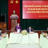 Chủ tịch Quốc hội Nguyễn Thị Kim Ngân phát biểu kết luận buổi làm việc. (Ảnh: Trọng Đức/TTXVN)