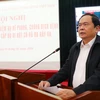 Chủ tịch Ủy ban Trung ương Mặt trận Tổ quốc Việt Nam Trần Thanh Mẫn phát biểu. (Ảnh: Lâm Khánh/TTXVN)