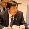 Đại sứ Đặng Đình Quý, Trưởng phái đoàn thường trực Việt Nam tại Liên hợp quốc. (Ảnh: Hữu Thanh/TTXVN)