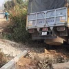 Lâm Đồng: Xe tải nổ lốp lao xuống vực, tài xế mắc kẹt và tử vong