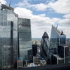 Các tòa nhà văn phòng tại thủ đô London, Anh, ngày 3/7/2019. (Ảnh: AFP/TTXVN)