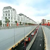 Nút giao thông Nam Cầu Bình có quy mô lớn, hiện đại nhất tại Hải Phòng với tổng mức đầu tư hơn 1.400 tỷ đồng là một trong những công trình kỷ niệm 65 năm Ngày giải phóng Hải Phòng. (Ảnh: An Đăng/TTXVN)