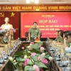 Trung tướng Lương Tam Quang, Thứ trưởng Bộ Công an trả lời các câu hỏi của phóng viên. (Ảnh: Doãn Tấn/TTXVN)