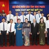 Chủ tịch Quốc hội Nguyễn Thị Kim Ngân với các đại biểu dự kỳ họp. (Ảnh: Trọng Đức/TTXVN)