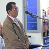 Bị cáo Đỗ Ngọc Điệp, nguyên Chủ tịch Ủy ban nhân dân thành phố Phan Thiết tại tòa. (Ảnh: Nguyễn Thanh/TTXVN)