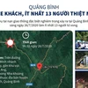 Lật xe khách ở Quảng Bình, ít nhất 13 người thiệt mạng.