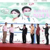 Ra mắt trang thông tin Dự án 'Khẩu trang nhân ái,' trao tặng cho Việt Nam 8 triệu chiếc khẩu trang y tế để phòng chống dịch COVID-19. (Ảnh: Nguyên Linh/TTXVN)