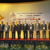 Phó Chủ tịch Quốc hội Tòng Thị Phóng và các trưởng đoàn tại Lễ khai mạc Đại hội đồng AIPA lần thứ 30 ở Pattaya, Thái Lan, ngày 4/8/2009. (Ảnh: Trí Dũng/TTXVN)
